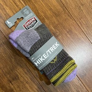 NWT Darn Tough Women’s Micro Mid-weight Crew w/Cushion, Merino Wool, Taupe, Med